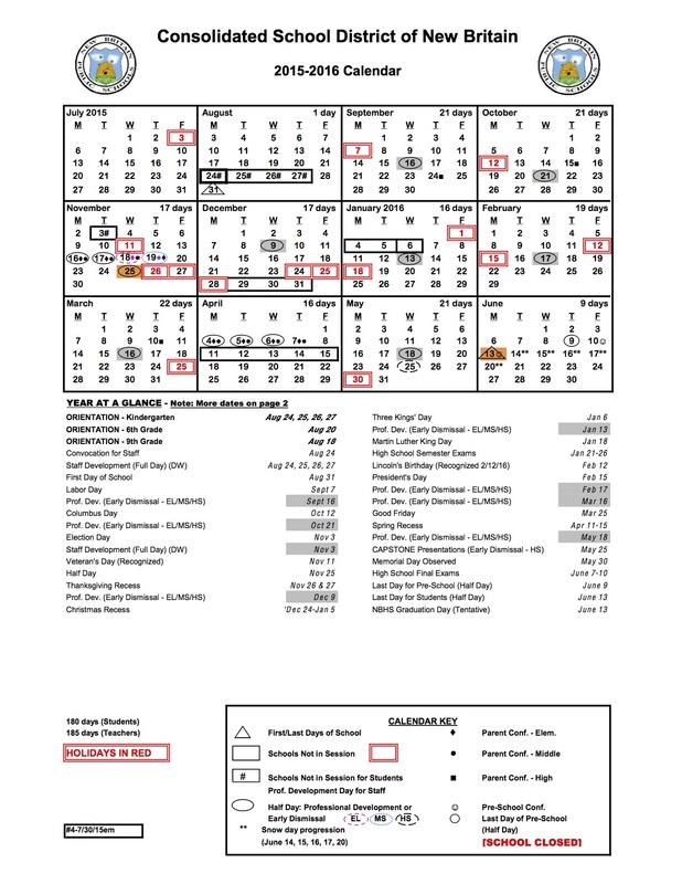 District Calendar Jefferson Jets